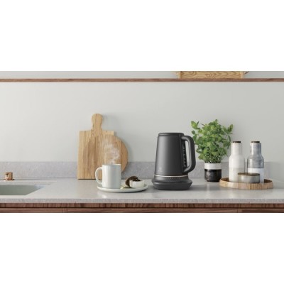 Електрочайник Electrolux 1.7л, Strix, метал, підтримка температури, чорний матовий (E7K1-6BP) Електрочайник Electrolux 1.7л, Strix, метал, підтримка температури, чорний матовий (E7K1-6BP)