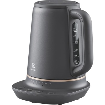 Електрочайник Electrolux 1.7л, Strix, метал, підтримка температури, чорний матовий (E7K1-6BP) Електрочайник Electrolux 1.7л, Strix, метал, підтримка температури, чорний матовий (E7K1-6BP)