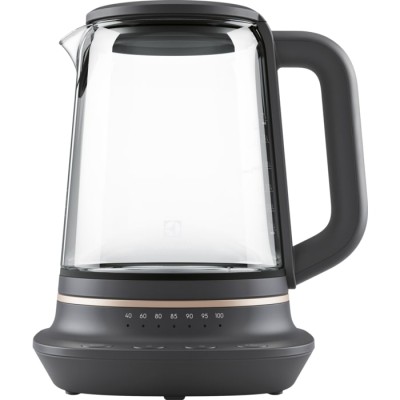 Електрочайник Electrolux 1.7л, Strix, скло, заварник, підтримка температури, чорний (E7GK1-8BP) Електрочайник Electrolux 1.7л, Strix, скло, заварник, підтримка температури, чорний (E7GK1-8BP)