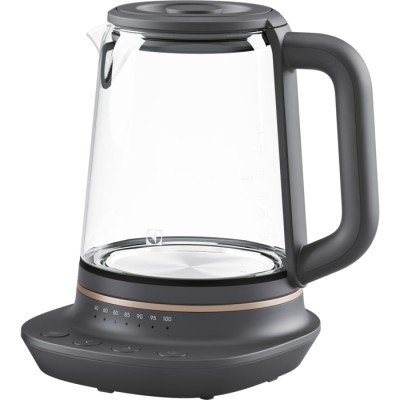 Електрочайник Electrolux 1.7л, Strix, скло, заварник, підтримка температури, чорний (E7GK1-8BP) Електрочайник Electrolux 1.7л, Strix, скло, заварник, підтримка температури, чорний (E7GK1-8BP)