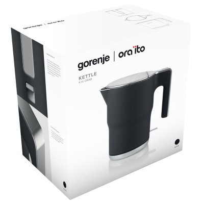 Електрочайник Gorenje 1.5л, з подвійними стінками, чорний матовий (K15ORAB) Електрочайник Gorenje 1.5л, з подвійними стінками, чорний матовий (K15ORAB)