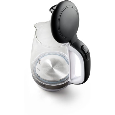 Електрочайник Gorenje 1.7л, 2,200 Вт, strix контроль, скло, білий (K17GXG)