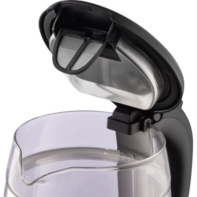 Електрочайник Gorenje 1.7л, 2,200 Вт, strix контроль, скло, чорний (K17GDW) Електрочайник Gorenje 1.7л, 2,200 Вт, strix контроль, скло, чорний (K17GDW)