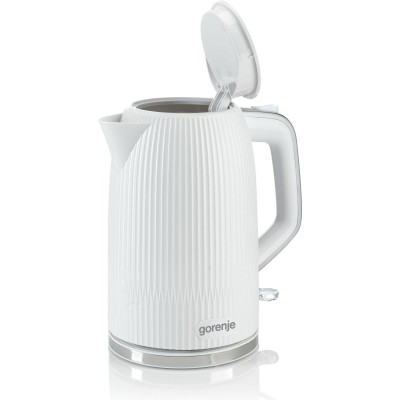 Електрочайник Gorenje 1.7л, Strix-контроль, білий матовий (K17DPW) Електрочайник Gorenje 1.7л, Strix-контроль, білий матовий (K17DPW)