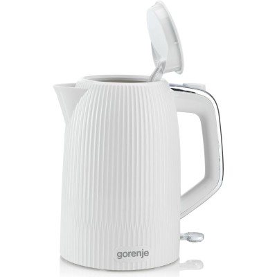 Електрочайник Gorenje 1.7л, Strix-контроль, білий матовий (K17DPW) Електрочайник Gorenje 1.7л, Strix-контроль, білий матовий (K17DPW)