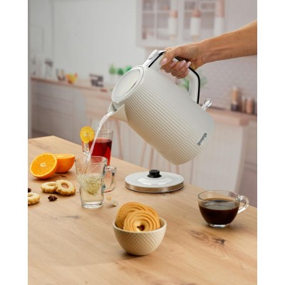 Електрочайник Gorenje 1.7л, Strix-контроль, білий матовий (K17DPW) Електрочайник Gorenje 1.7л, Strix-контроль, білий матовий (K17DPW)