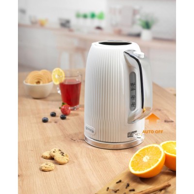 Електрочайник Gorenje 1.7л, Strix-контроль, білий матовий (K17DPW) Електрочайник Gorenje 1.7л, Strix-контроль, білий матовий (K17DPW)