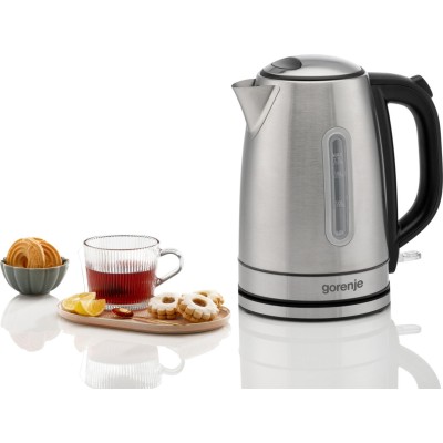 Електрочайник Gorenje 1.7л, Strix-контроль, метал, нерж (K17DS) Електрочайник Gorenje 1.7л, Strix-контроль, метал, нерж (K17DS)