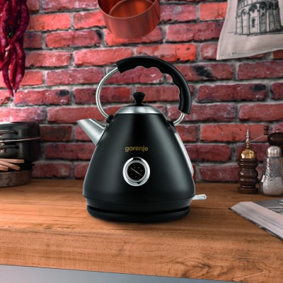 Електрочайник Gorenje 1.7л, пластик, чорний (K17CLBK) Електрочайник Gorenje 1.7л, пластик, чорний (K17CLBK)