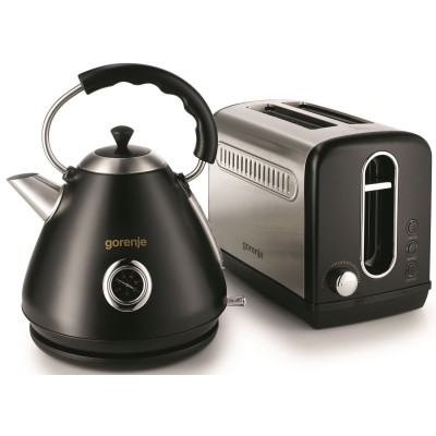 Електрочайник Gorenje 1.7л, пластик, чорний (K17CLBK) Електрочайник Gorenje 1.7л, пластик, чорний (K17CLBK)