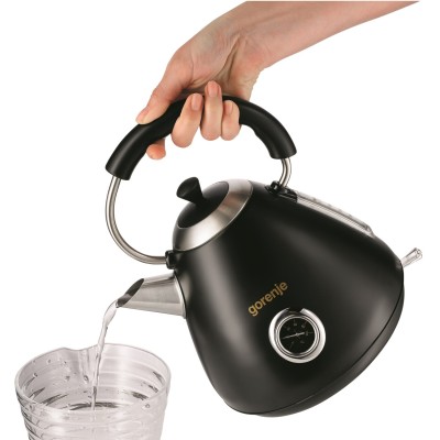 Електрочайник Gorenje 1.7л, пластик, чорний (K17CLBK) Електрочайник Gorenje 1.7л, пластик, чорний (K17CLBK)