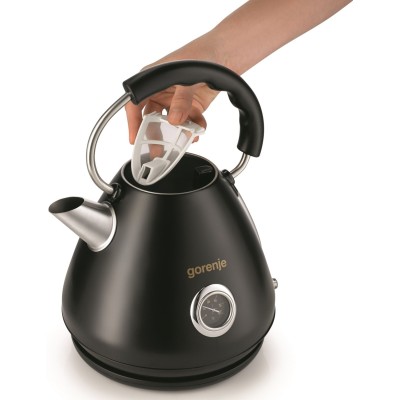 Електрочайник Gorenje 1.7л, пластик, чорний (K17CLBK) Електрочайник Gorenje 1.7л, пластик, чорний (K17CLBK)