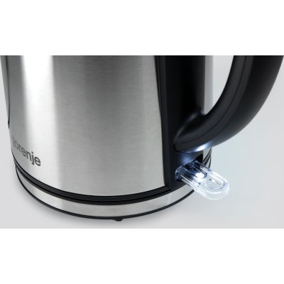 Електрочайник Gorenje, 1,5л, подвійні стінки, Strix контроль, нерж. (K15DWS)