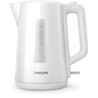 Електрочайник Philips Series 3000 1.7л, пластик, білий (HD9318/00) Електрочайник Philips Series 3000 1.7л, пластик, білий (HD9318/00)