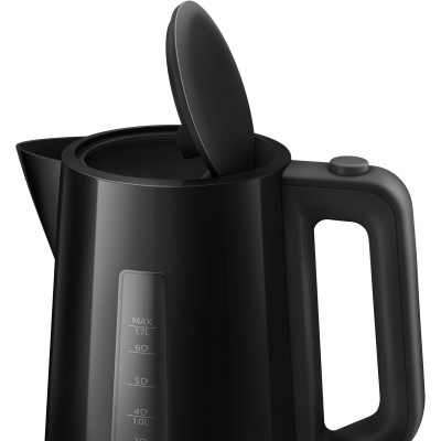 Електрочайник Philips Series 3000 1.7л, пластик, чорний (HD9318/20) Електрочайник Philips Series 3000 1.7л, пластик, чорний (HD9318/20)