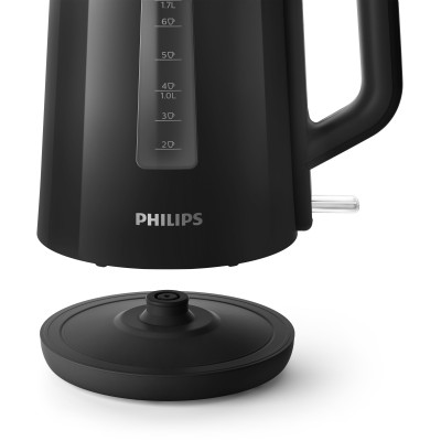 Електрочайник Philips Series 3000 1.7л, пластик, чорний (HD9318/20) Електрочайник Philips Series 3000 1.7л, пластик, чорний (HD9318/20)