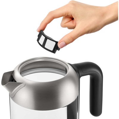 Електрочайник Philips Series 5000 1.7л, скло, чорно-сріблястий (HD9339/80) Електрочайник Philips Series 5000 1.7л, скло, чорно-сріблястий (HD9339/80)