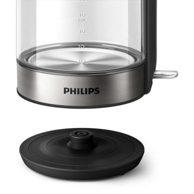 Електрочайник Philips Series 5000 1.7л, скло, чорно-сріблястий (HD9339/80) Електрочайник Philips Series 5000 1.7л, скло, чорно-сріблястий (HD9339/80)