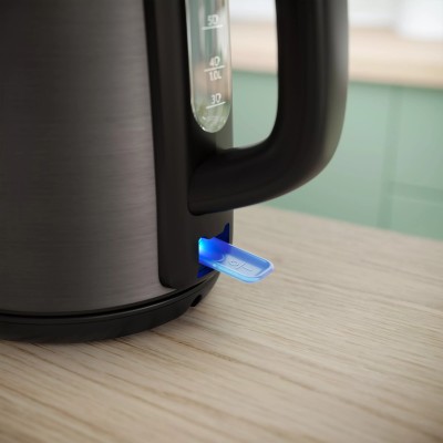 Електрочайник Philips Viva Collection 1.7л, Strix, метал, чорно-мідний (HD9352/30)