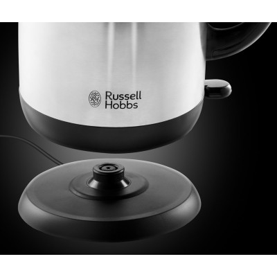 Електрочайник Russell Hobbs Adventure 1.7л, метал, сріблясто-чорний (23912-70) Електрочайник Russell Hobbs Adventure 1.7л, метал, сріблясто-чорний (23912-70)