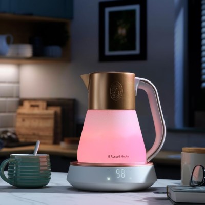 Електрочайник Russell Hobbs Calm, 1.7л, скло, біло-мідний (27450-70) Електрочайник Russell Hobbs Calm, 1.7л, скло, біло-мідний (27450-70)