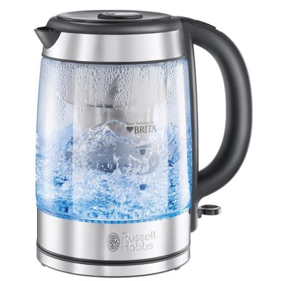 Електрочайник Russell Hobbs Clarity 1л, скло, чорний (20760-57) Електрочайник Russell Hobbs Clarity 1л, скло, чорний (20760-57)