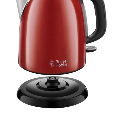 Електрочайник Russell Hobbs Colours Plus Mini 1л, метал, червоно-чорний (24992-70) Електрочайник Russell Hobbs Colours Plus Mini 1л, метал, червоно-чорний (24992-70)