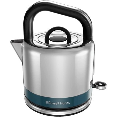 Електрочайник Russell Hobbs Distinctions Black 1.5л, Strix, метал, сріблясто-синій (26421-70) Електрочайник Russell Hobbs Distinctions Black 1.5л, Strix, метал, сріблясто-синій (26421-70)