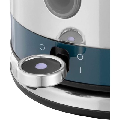 Електрочайник Russell Hobbs Distinctions Black 1.5л, Strix, метал, сріблясто-синій (26421-70) Електрочайник Russell Hobbs Distinctions Black 1.5л, Strix, метал, сріблясто-синій (26421-70)