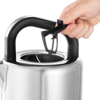 Електрочайник Russell Hobbs Distinctions Titanium, 1.5л, Strix, метал, сріблясто-мідний (26422-70)