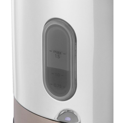 Електрочайник Russell Hobbs Distinctions Titanium, 1.5л, Strix, метал, сріблясто-мідний (26422-70)