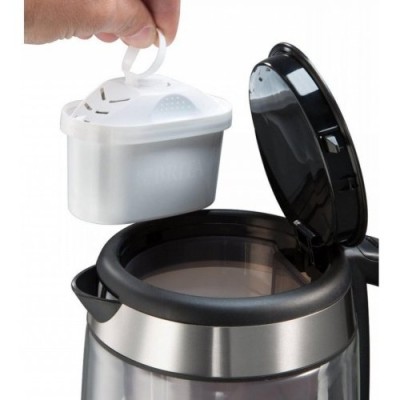 Електрочайник Russell Hobbs Glass, 1.7л, скло, підсвічування, сріблясто-чорний (21600-57) Електрочайник Russell Hobbs Glass, 1.7л, скло, підсвічування, сріблясто-чорний (21600-57)