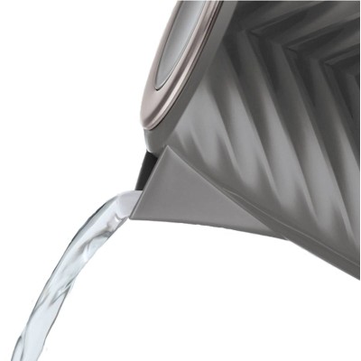 Електрочайник Russell Hobbs Groove Grey 1.7л, Strix, пластик, сірий (26382-70) Електрочайник Russell Hobbs Groove Grey 1.7л, Strix, пластик, сірий (26382-70)