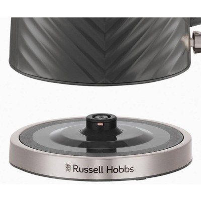 Електрочайник Russell Hobbs Groove Grey 1.7л, Strix, пластик, сірий (26382-70) Електрочайник Russell Hobbs Groove Grey 1.7л, Strix, пластик, сірий (26382-70)