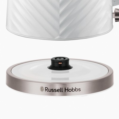 Електрочайник Russell Hobbs Groove White 1.7л, Strix, пластик, білий (26381-70) Електрочайник Russell Hobbs Groove White 1.7л, Strix, пластик, білий (26381-70)