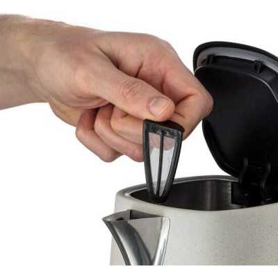 Електрочайник Russell Hobbs Luna Stone, 1.7л, метал, під камінь, бежевий (26960-70) Електрочайник Russell Hobbs Luna Stone, 1.7л, метал, під камінь, бежевий (26960-70)
