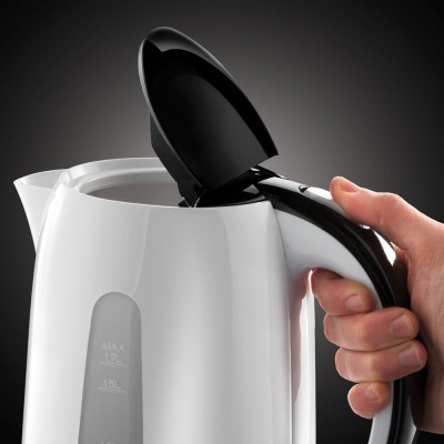 Електрочайник Russell Hobbs My Breakfast 1.7л, пластик, біло-чорний (25070-70)