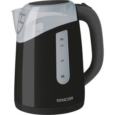 Електрочайник Sencor 1.7л, Strix, пластик, чорний (SWK1701BK) Електрочайник Sencor 1.7л, Strix, пластик, чорний (SWK1701BK)
