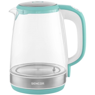 Електрочайник Sencor 2л, Strix, скло, 5 темп.реж, зелений (SWK2191GR) Електрочайник Sencor 2л, Strix, скло, 5 темп.реж, зелений (SWK2191GR)