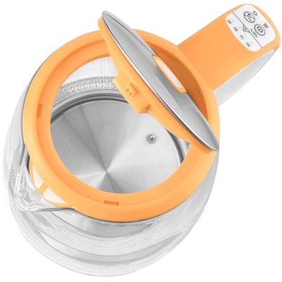 Електрочайник Sencor 2л, Strix, скло, 5 темп.реж, помаранчевий (SWK2193OR)