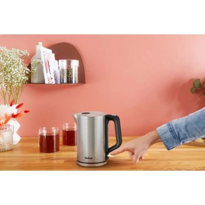 Електрочайник Tefal Bronx Electric 1.7л, нерж. сталь, сірий (KI513D10) Електрочайник Tefal Bronx Electric 1.7л, нерж. сталь, сірий (KI513D10)