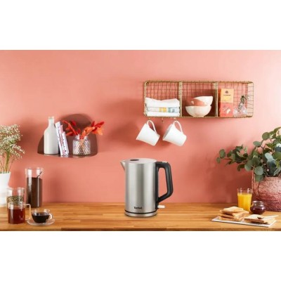 Електрочайник Tefal Bronx Electric 1.7л, нерж. сталь, сірий (KI513D10) Електрочайник Tefal Bronx Electric 1.7л, нерж. сталь, сірий (KI513D10)