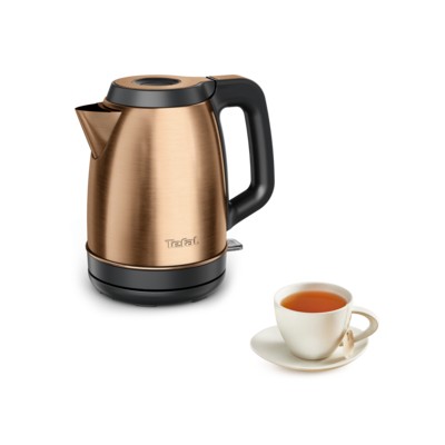 Електрочайник Tefal Coppertinto 1.7л, Strix, нержавіюча сталь, бронзовий (KI280G10)