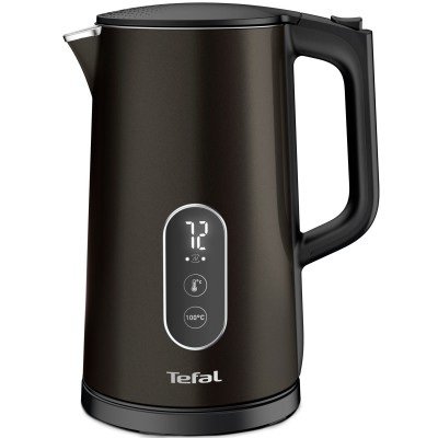 Електрочайник Tefal Digital 1.7л, з подвійними стінками, 5 темп.реж, чорний (KI831E10) Електрочайник Tefal Digital 1.7л, з подвійними стінками, 5 темп.реж, чорний (KI831E10)