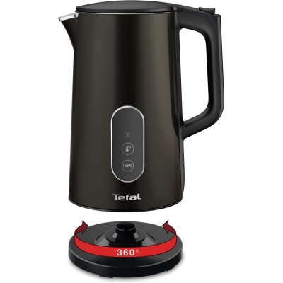 Електрочайник Tefal Digital 1.7л, з подвійними стінками, 5 темп.реж, чорний (KI831E10) Електрочайник Tefal Digital 1.7л, з подвійними стінками, 5 темп.реж, чорний (KI831E10)
