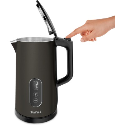 Електрочайник Tefal Digital 1.7л, з подвійними стінками, 5 темп.реж, чорний (KI831E10) Електрочайник Tefal Digital 1.7л, з подвійними стінками, 5 темп.реж, чорний (KI831E10)