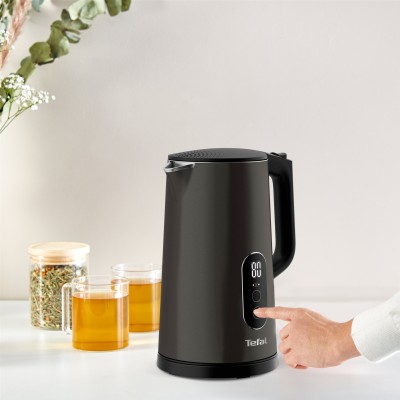 Електрочайник Tefal Digital 1.7л, з подвійними стінками, 5 темп.реж, чорний (KI831E10) Електрочайник Tefal Digital 1.7л, з подвійними стінками, 5 темп.реж, чорний (KI831E10)