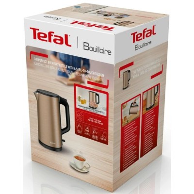 Електрочайник Tefal Double Layer SS 1.5л, з подвійними стінками, мідний (KI583C10)