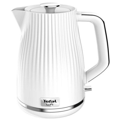 Електрочайник Tefal Loft 1.7л, Strix, пластик, білий (KO250130) Електрочайник Tefal Loft 1.7л, Strix, пластик, білий (KO250130)