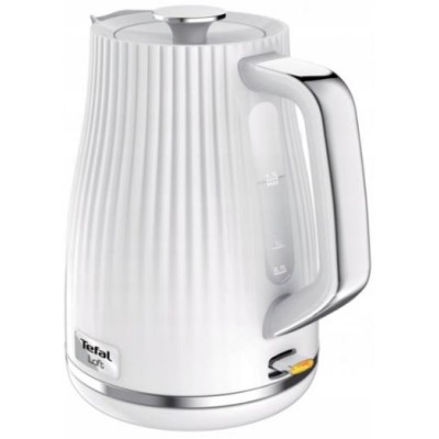 Електрочайник Tefal Loft 1.7л, Strix, пластик, білий (KO250130) Електрочайник Tefal Loft 1.7л, Strix, пластик, білий (KO250130)